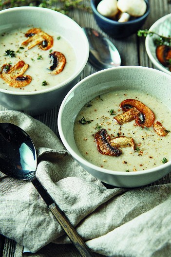 POTAŽ OD PEČURAKA Kremast i lagan,  a pun vitamina