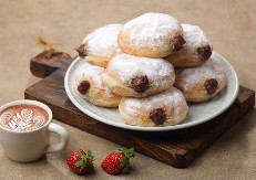 DOMAĆE KROFNE PUNJENE ČOKOLADNIM KREMOM Mekane, vazdušaste i neodoljive!