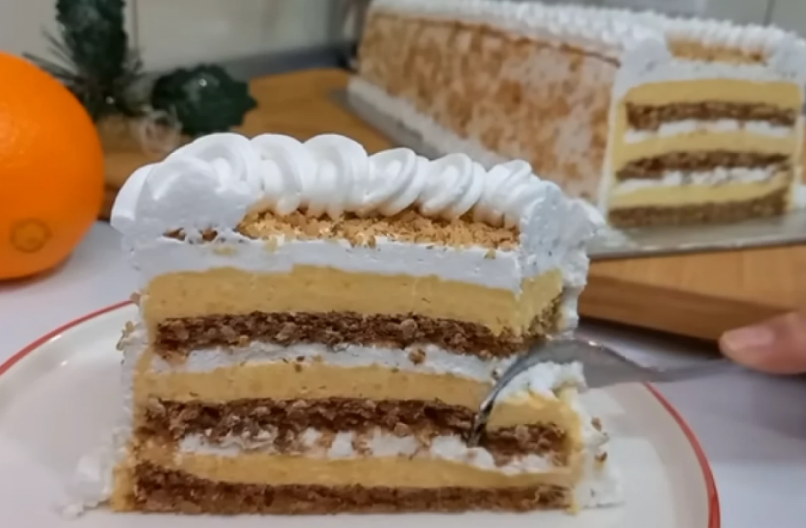 GRČKA TORTA SA POMORANDŽOM SE TOPI U USTIMA Kremasta i prepuna fila, polizaćete i tanjir