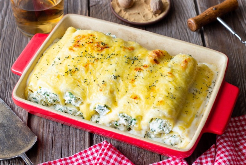 KANELONI SA PARMEZANOM I SPANAĆEM Delikates koji pomera granice dobrog ukusa