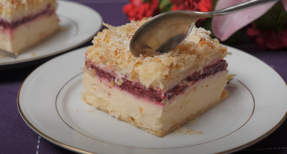 FRANCUSKA KREMPITA BOLJA OD SVAKE TORTE Svilenkasti krem, hrskave kore i voćni žele