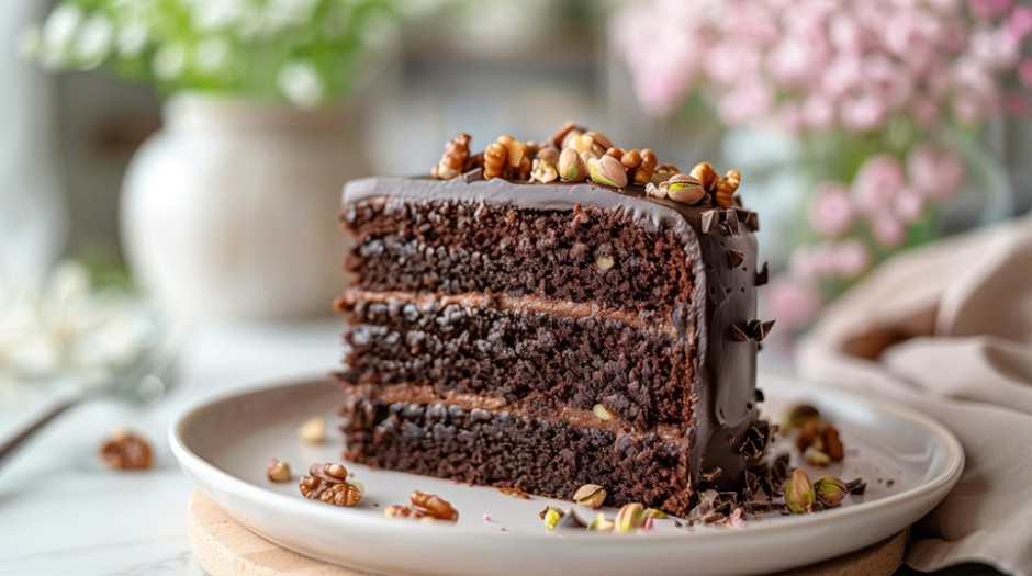 POSNA ČOKOLADNA TORTA Sočna i bogata orasima, savršena za slavsku trpezu!